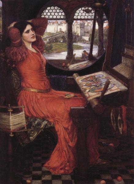 John William Waterhouse i am Half-Sick of Shadows said the Lady of Shalott oil painting picture